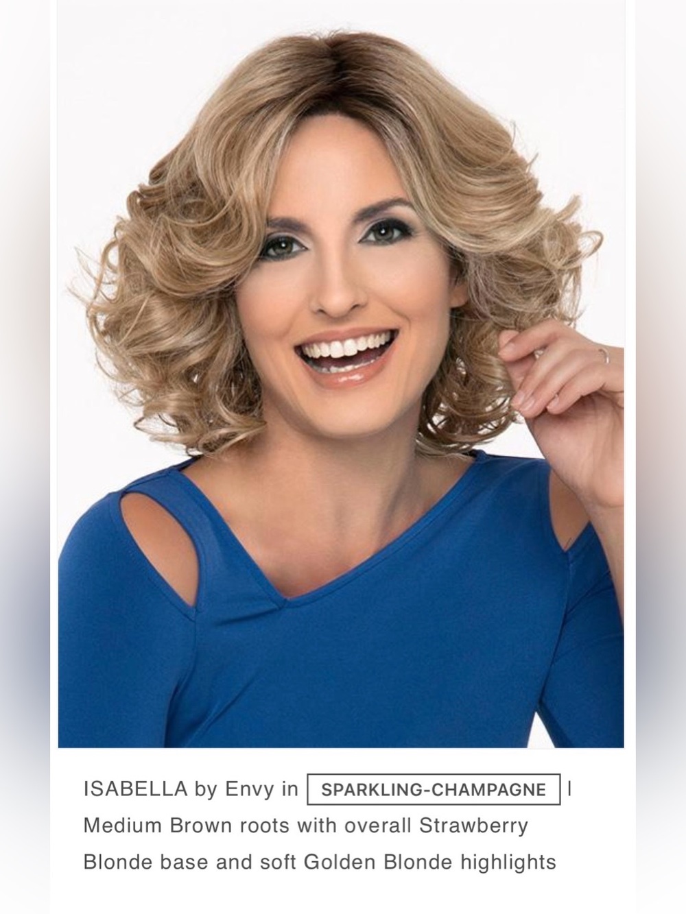 Isabella - Envy Wig
Sparkling Chamgange
Human Hair Blend